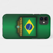 Brasilianischer Pride Case-Mate iPhone Hülle (Rückseite (Horizontal))
