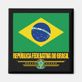 Brasilianischer Pride Magnet (Vorne)
