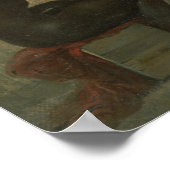 Brasilianischer Schwarzer mit tropischem Vogel Poster (Ecke)