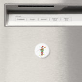 Brasilianischer Skifahrer Magnet (In Situ (Geschirrspüler))