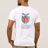 Brasilianischer Staat von Paraná Flagge T-Shirt (Rückseite)