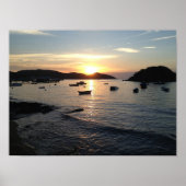 Brasilianisches Beach Sunset Poster (Vorne)