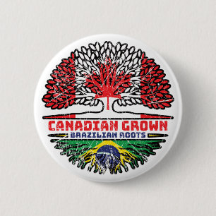 Brasilianisches Brasilien Kanadisches Tree-Roots-F Button
