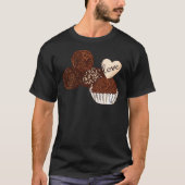 Brasilianisches Brigadeiro - Chocolate Fudge Balls T-Shirt (Vorderseite)