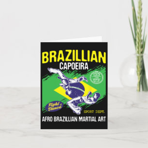 Brasilianisches Capoeira - Martial Arts Lover Danc Karte