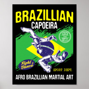 Brasilianisches Capoeira - Martial Arts Lover Danc Poster