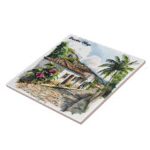 Brasilianisches Dorf Fliese (Seite)