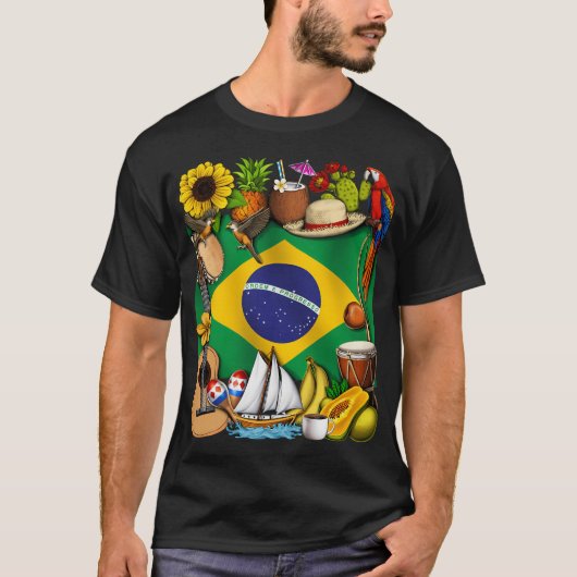 Brasilianisches Erbe T-Shirt (Vorderseite)