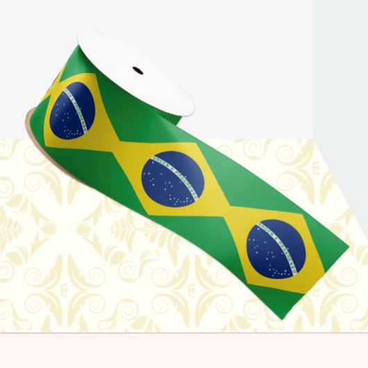 Brasilianisches Flaggenband, Patrioten/Sport Satinband