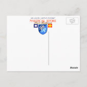 Brasilianisches Flaggenschiff Brasilien Postkarte (Rückseite)