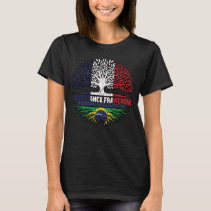 Brasilianisches Französisch-Französisch-Tree-Roots T-Shirt