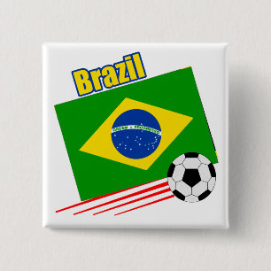 Brasilianisches Fußball-Team Button