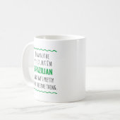 Brasilianisches Geschenk Coffee Tasse (Vorderseite Links)
