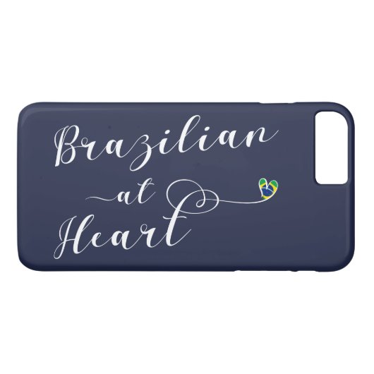 Brasilianisches Heart Mobile Phone Case (Rückseite (Horizontal))