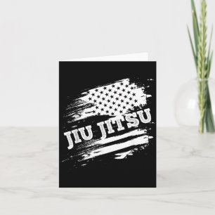 Brasilianisches Jiu Jitsu Amerikanische Flagge USA Karte