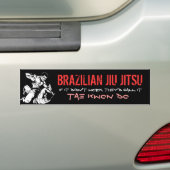 BRASILIANISCHES JIU JITSU AUTOAUFKLEBER (Auf Auto)