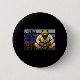 Brasilianisches Jiu Jitsu BJJ für schwarze Gürtel Button