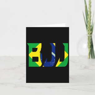 Brasilianisches Jiu Jitsu BJJ Karte