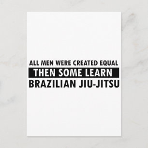 Brasilianisches Jiu-Jitsu-Design Postkarte