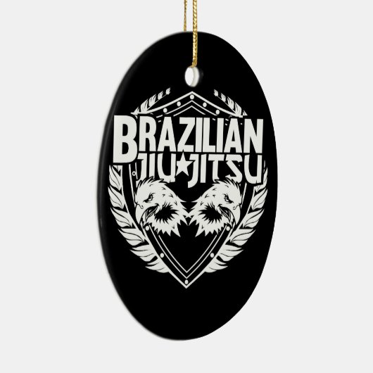 Brasilianisches Jiu Jitsu Emblem Keramikornament (Rechts)