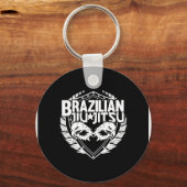 Brasilianisches Jiu Jitsu Emblem Schlüsselanhänger (Vorderseite)