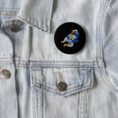 Brasilianisches Jiu Jitsu Hai Löwe Button (Beispiel)