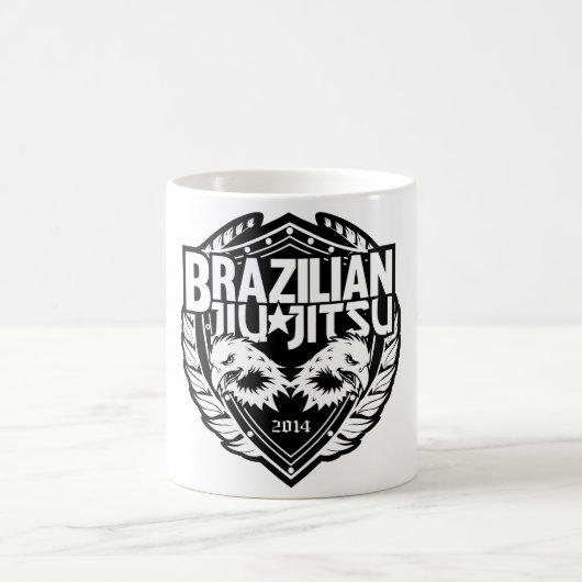 Brasilianisches Jiu Jitsu individualisierbares Emb Kaffeetasse (Mittel)