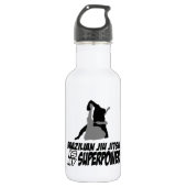 Brasilianisches jiu jitsu ist meine Supermacht Trinkflasche (Vorderseite)