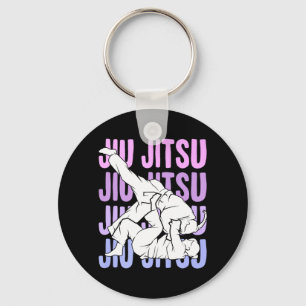 Brasilianisches Jiu Jitsu Jiujitsu BJJ Mädchen Fra Schlüsselanhänger