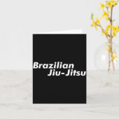 Brasilianisches Jiu Jitsu Karte (Gelbe Blume)
