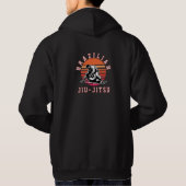 Brasilianisches Jiu-jitsu-Logo - anpassbar Hoodie (Rückseite)