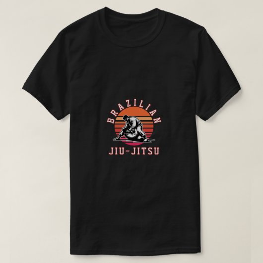 Brasilianisches Jiu-jitsu-Logo - anpassbar T-Shirt (Design vorne)