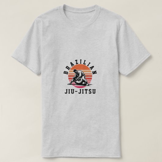Brasilianisches Jiu-jitsu-Logo - anpassbar T-Shirt (Design vorne)