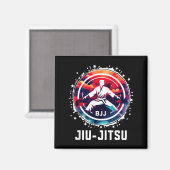 Brasilianisches Jiu Jitsu Magnet (Vorderseite/Rückseite)
