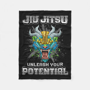 Brasilianisches Jiu Jitsu MMA und Grappling BJJ Ti Fleecedecke