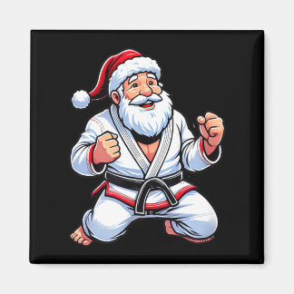 Brasilianisches Jiu Jitsu Santa Claus Weihnachten Magnet