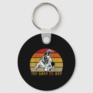 Brasilianisches Jiu Jitsu Tap Snap oder Nap BJJ Ma Schlüsselanhänger