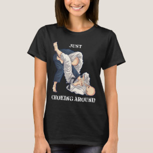 Brasilianisches Jiu-Jitsu-Würgen lustiges MMA-Gesc T-Shirt