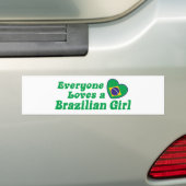 Brasilianisches Mädchen Autoaufkleber (Auf Auto)