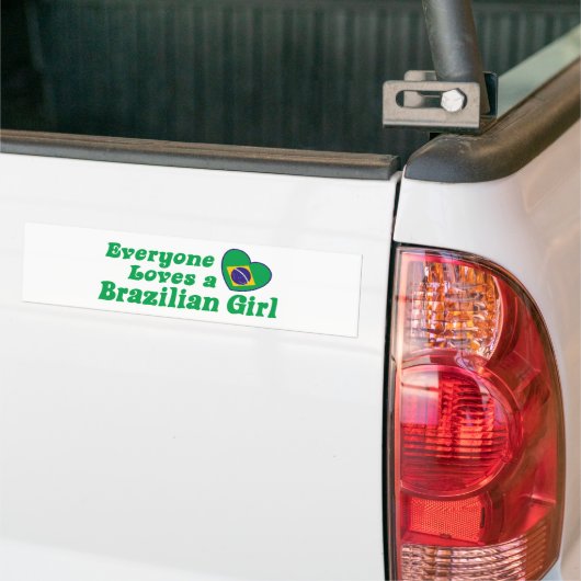 Brasilianisches Mädchen Autoaufkleber (Auf Lkw)