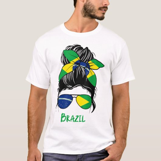 Brasilianisches Mädchen Chica Brasileira T-Shirt (Vorderseite)