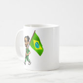 Brasilianisches Mädchen Kaffeetasse (Vorderseite Links)
