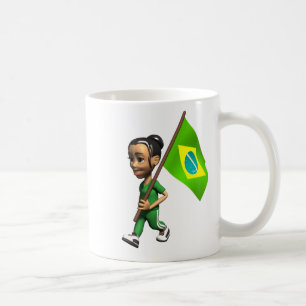 Brasilianisches Mädchen Kaffeetasse