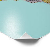 Brasilianisches Map Foto Print (Ecke)