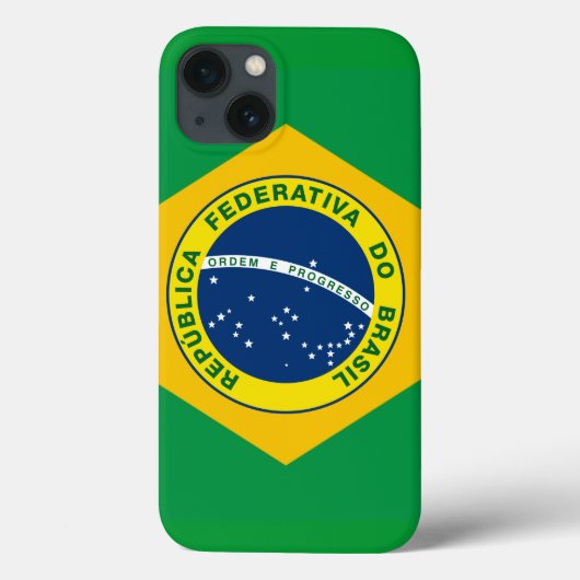 Brasilianisches nationales Siegel Case-Mate iPhone Hülle (Rückseite)