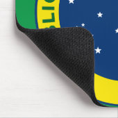 Brasilianisches nationales Siegel Mousepad (Ecke)