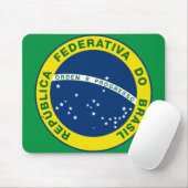 Brasilianisches nationales Siegel Mousepad (Mit Mouse)