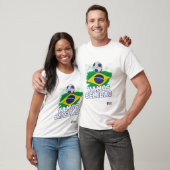 Brasilianisches Nationalteam Fan White T-Shirt (Unisex)