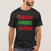 Brasilianisches Pajama Weihnachten T-Shirt (Vorderseite)