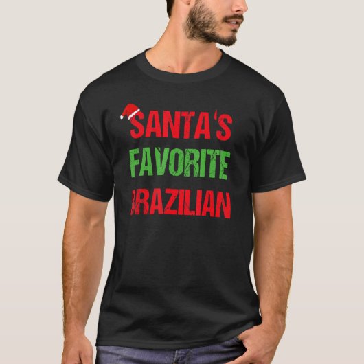 Brasilianisches Pajama Weihnachten T-Shirt (Vorderseite)